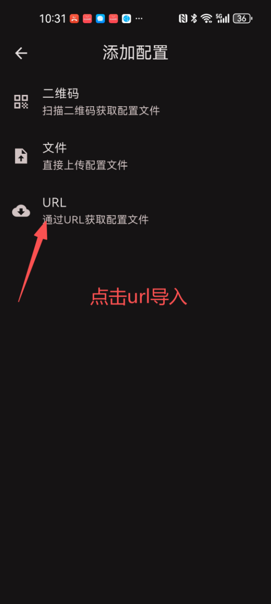 添加订阅链接
